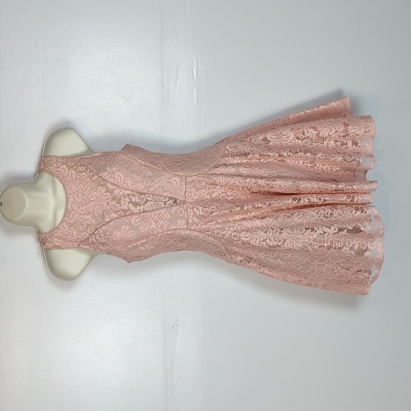 Xscape Lace Mini Dress - Picture 1 of 10
